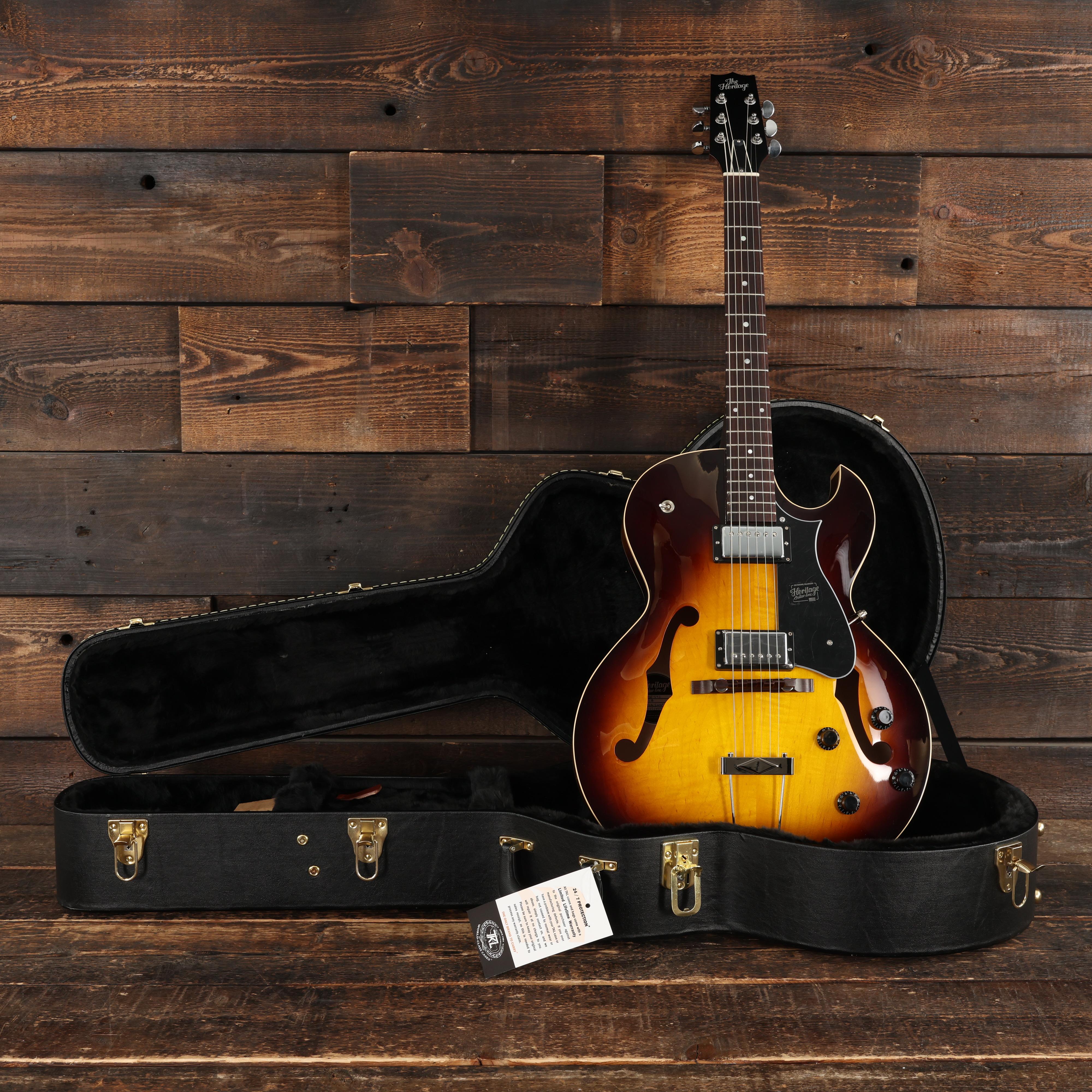 ギター Heritage H-575 Classic Heritage Standard Collection H-575 Hollow Electric Guitar in